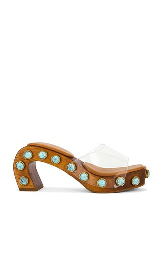 Cult Gaia Devora Sandal in Tan. - size 37 | Revolve Clothing (Global)