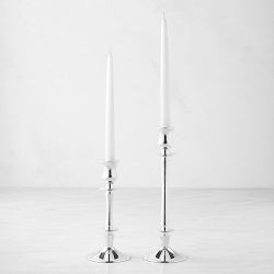 Heirloom Silver Taper Holders | Williams-Sonoma