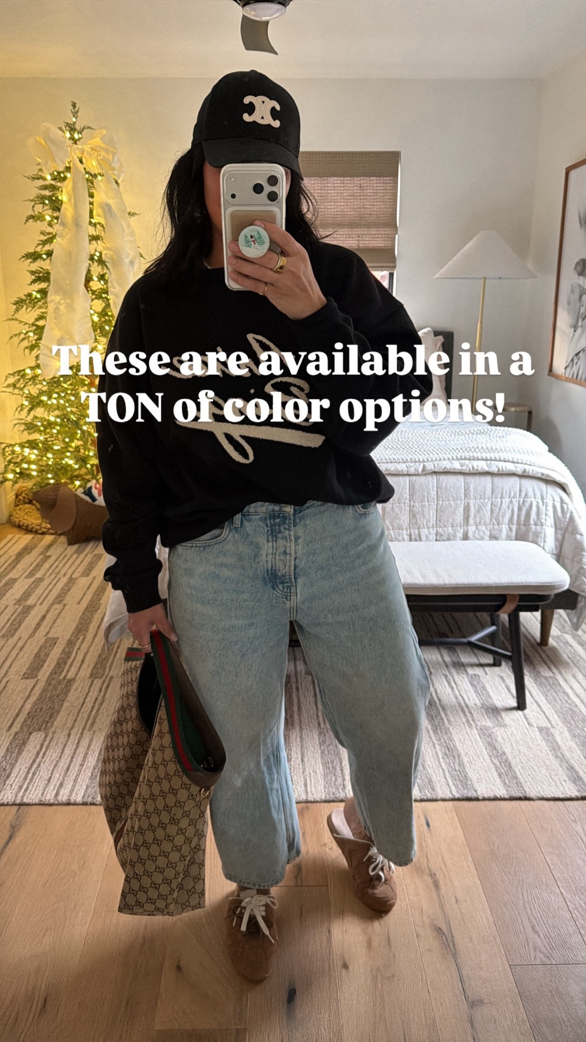 Size 10 and I wear a size 30 in this denim. Top size large (it’s oversized and so comfortable), shoes run big so size down (I’m a 9.5/10 and did a size 9) 

#LTKMidsize #LTKOver40 #LTKFindsUnder100