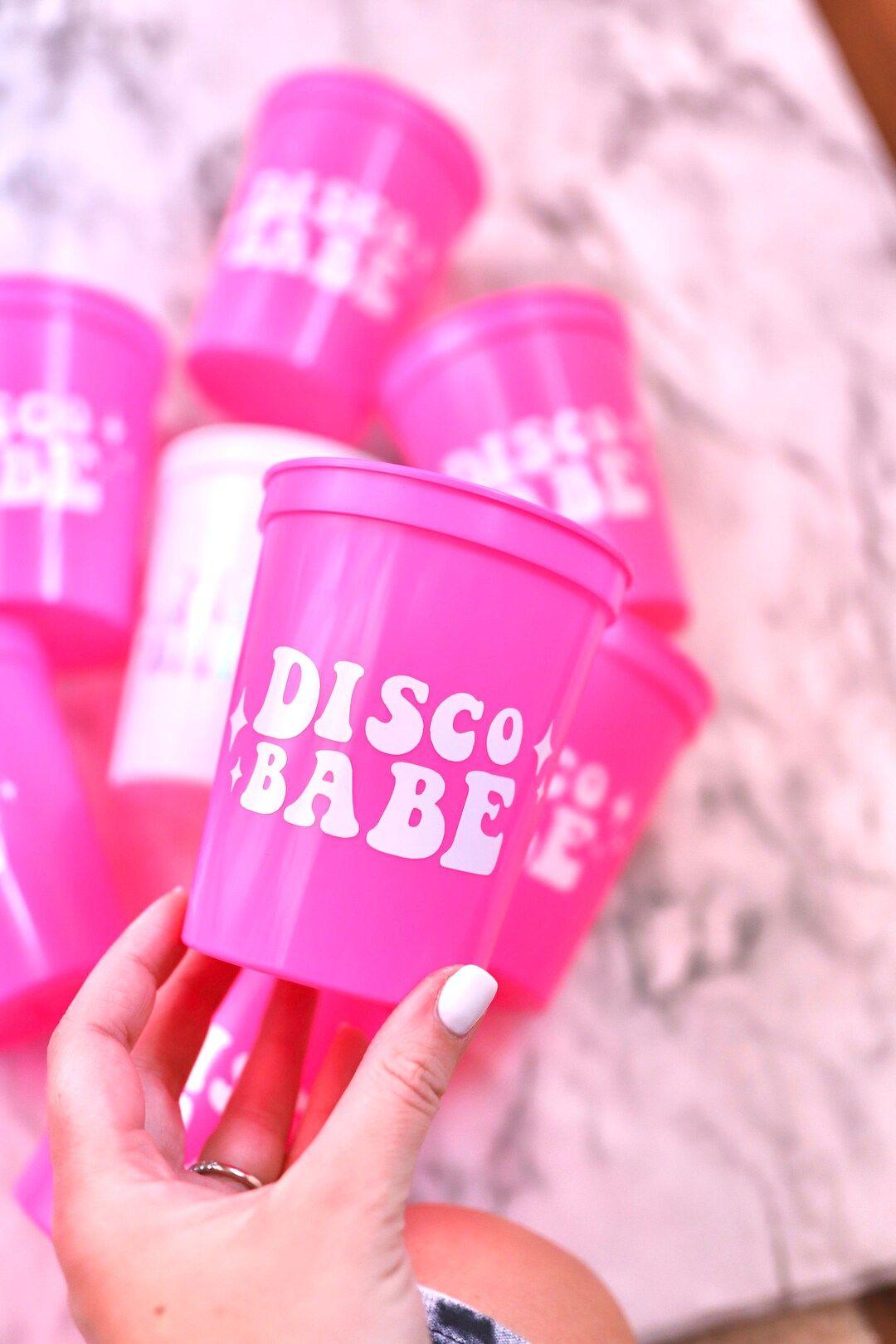 Disco Bride | Disco Babe | Disco Bachelorette Cups | Disco Bachelorette Favors | Disco Favors | D... | Etsy (US)