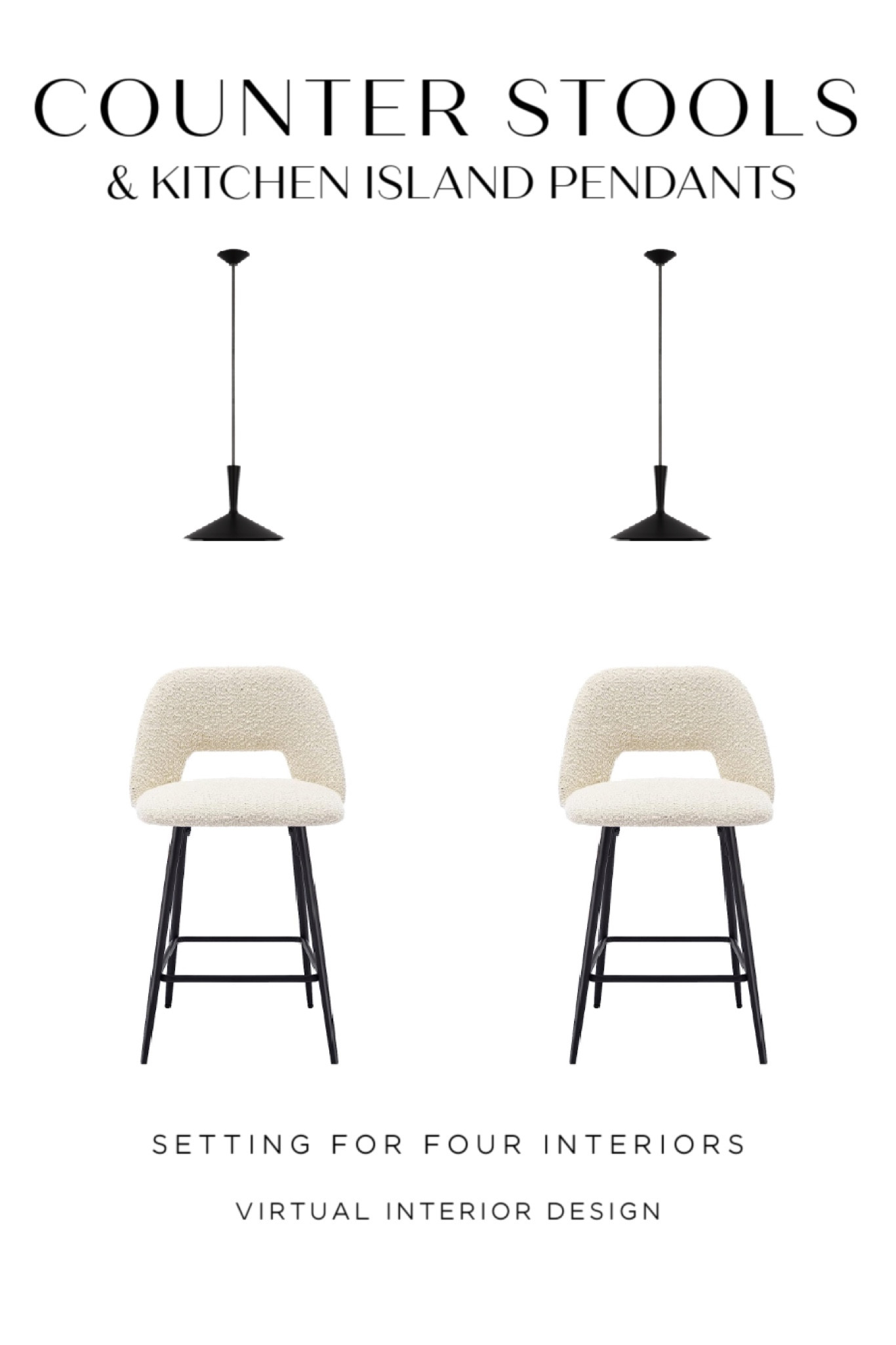 Kitchen counter stools and island pendants that coordinate!

Modern organic, farmhouse, transitional, boucle, white, black, neutral, natural, lighting, Amazon home, Amazon finds

#LTKhome #LTKFind #LTKstyletip