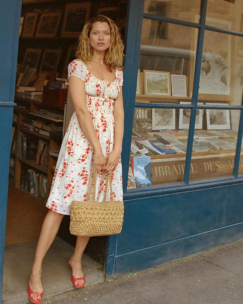 Rouje X J.Crew Rêverie dress in vintage floral | J. Crew US