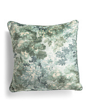 24x24 Luxe Leaf Printed Velvet Pillow | Home | Marshalls | Marshalls