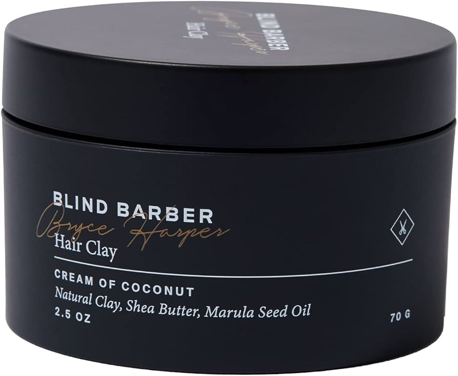 Blind Barber Bryce Harper Hair Clay for Men - Matte Water-Based Styling Product for Volume and Me... | Amazon (US)