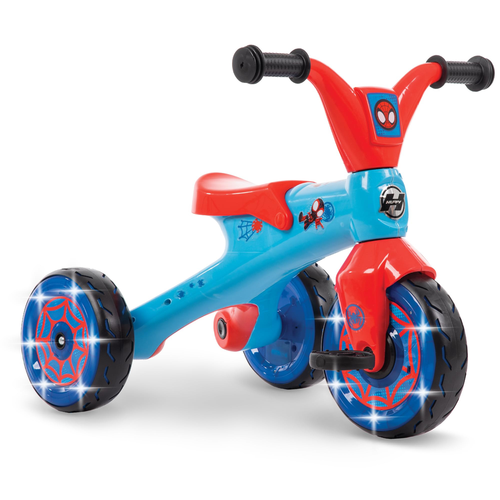 Huffy Marvel Spidey and His Amazing Friends Light Up Kids' Trike, Ideal for Ages 3+ Years Old, LE... | Amazon (US)