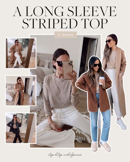 7 ways to wear a striped top this winter 

#LTKstyletip