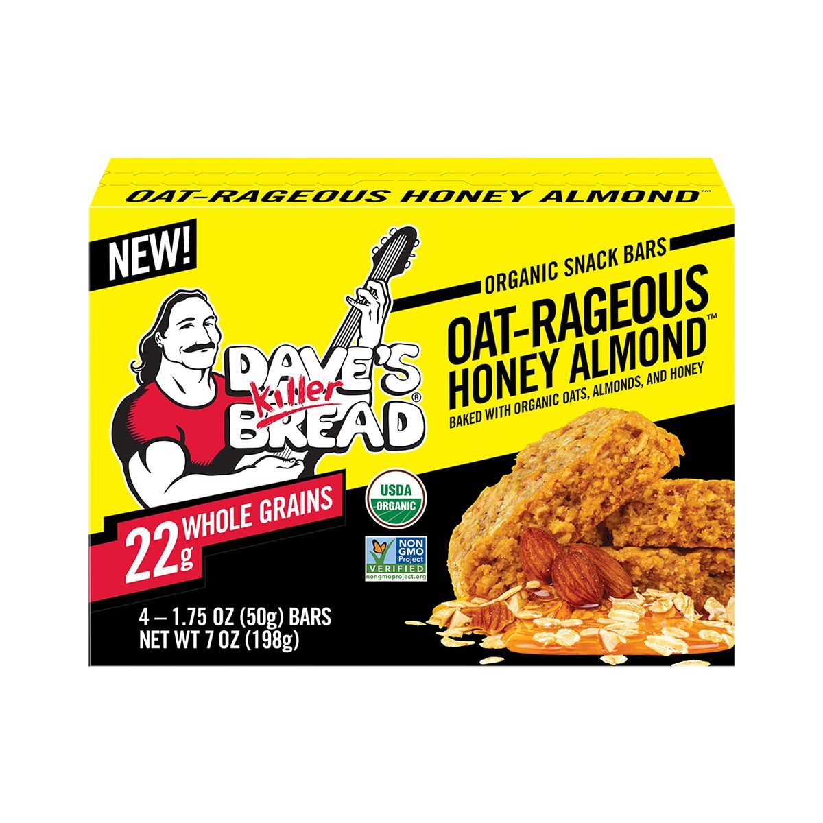 DKB Snack Bar Oat-Rageous Honey Almond - 4ct/7oz | Target