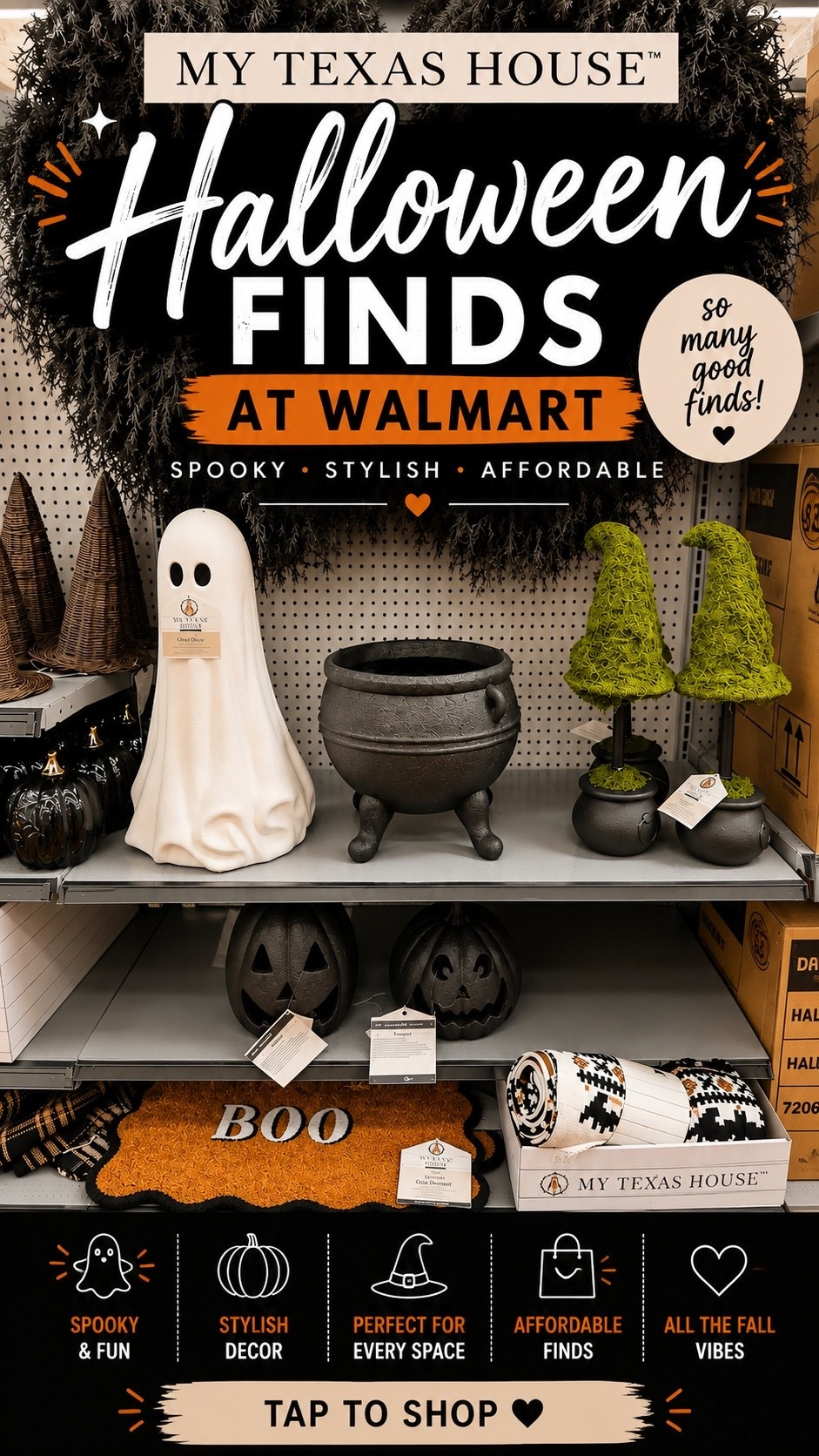 🎃 My Texas House Halloween is HERE and there are SO many good finds!! 👻🖤 The ghost, cauldron, mossy witch hats, pumpkins, doormat… I seriously couldn’t pick just one!

I linked all my favorites so you can shop the collection in one place. 🛒✨ Which one are you grabbing first?!

#LTKHalloween #MyTexasHouse #WalmartFinds #HalloweenDecor #SpookySeason

#LTKHome #LTKSeasonal
