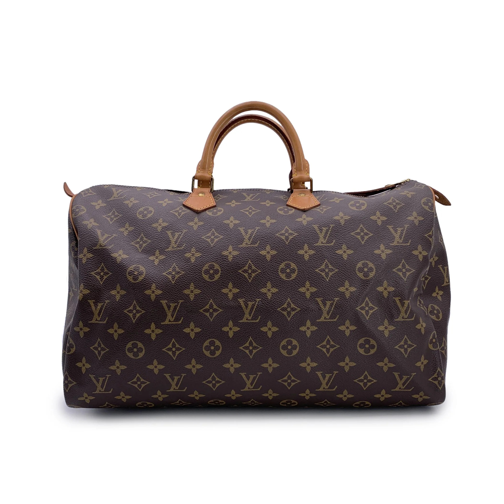 Louis Vuitton Vintage Cloth Handbag Speedy | Shop Simon