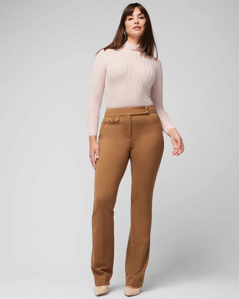 Curvy Luxe Stretch Bootcut Pant | White House Black Market