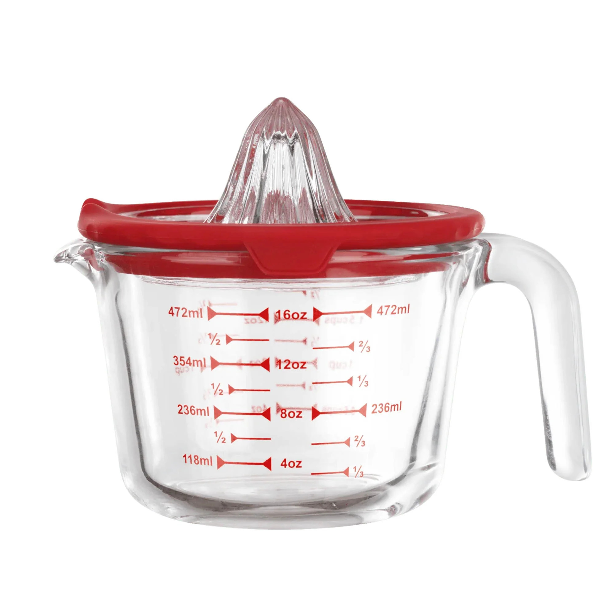 Home
	  
		
	  
	    /
	    Genicook 2-in-1 Glass Citrus Juicer & Precision Measuring Cup | Sabavi Home