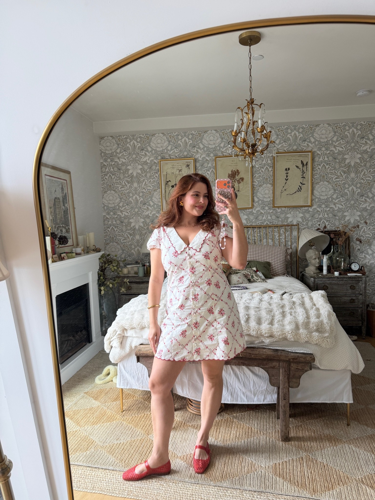 Peterman collar mini dress size L strawberry print

#LTKxAbercrombie #LTKMidsize #LTKPetite
