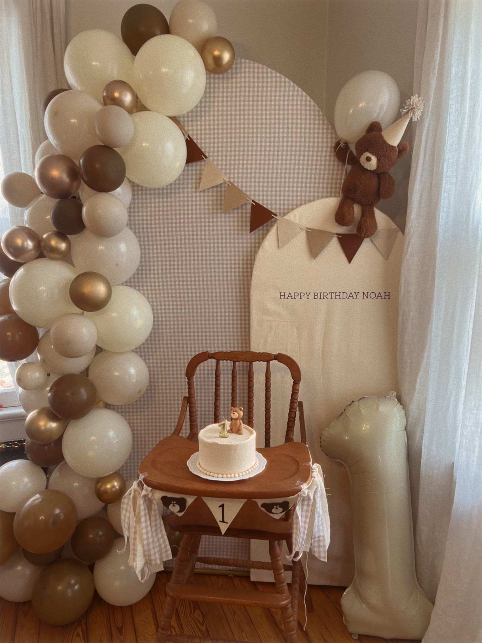 Birthday backdrop items!