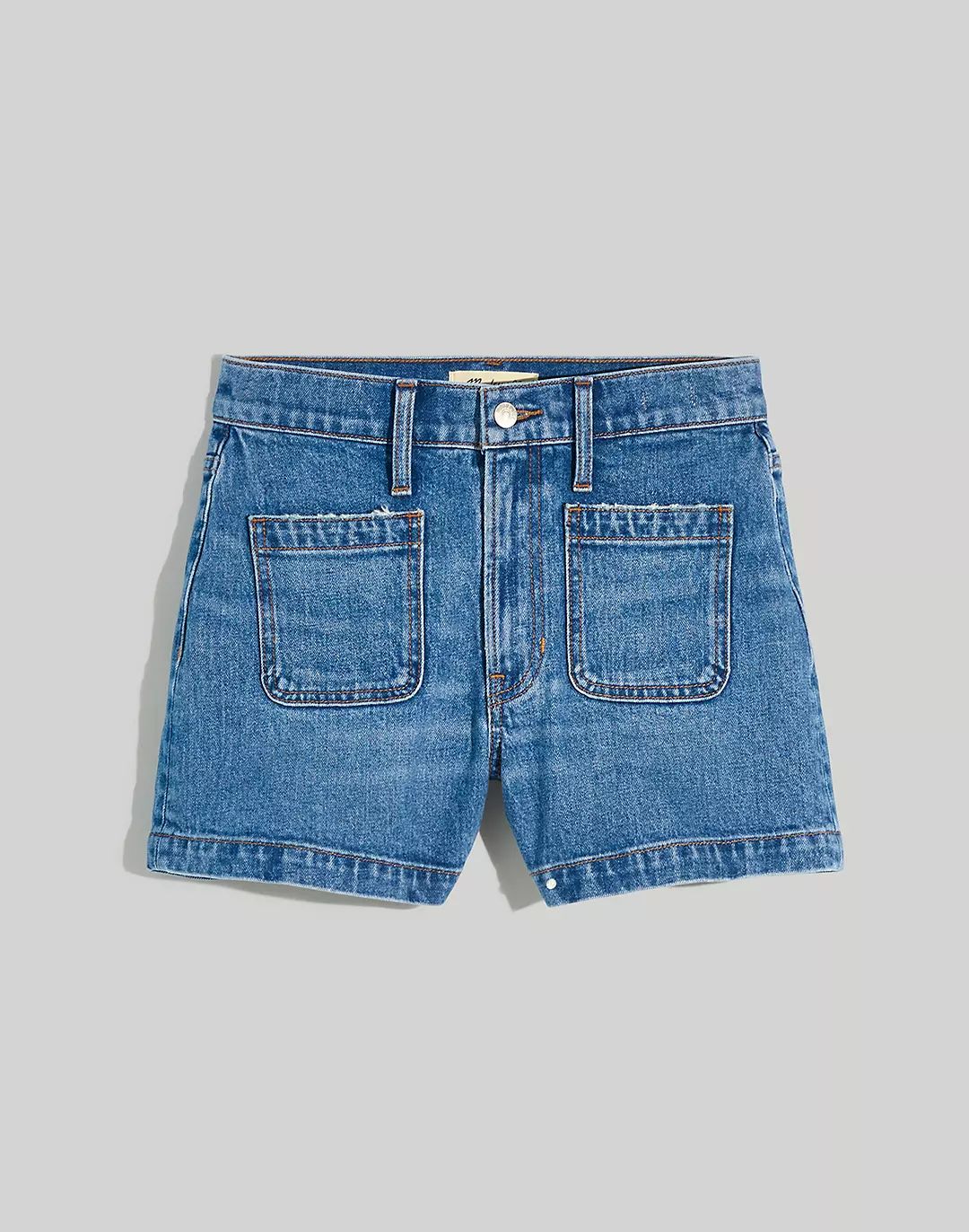 Patch-Pocket Denim Shorts in Earlwood Wash | Madewell