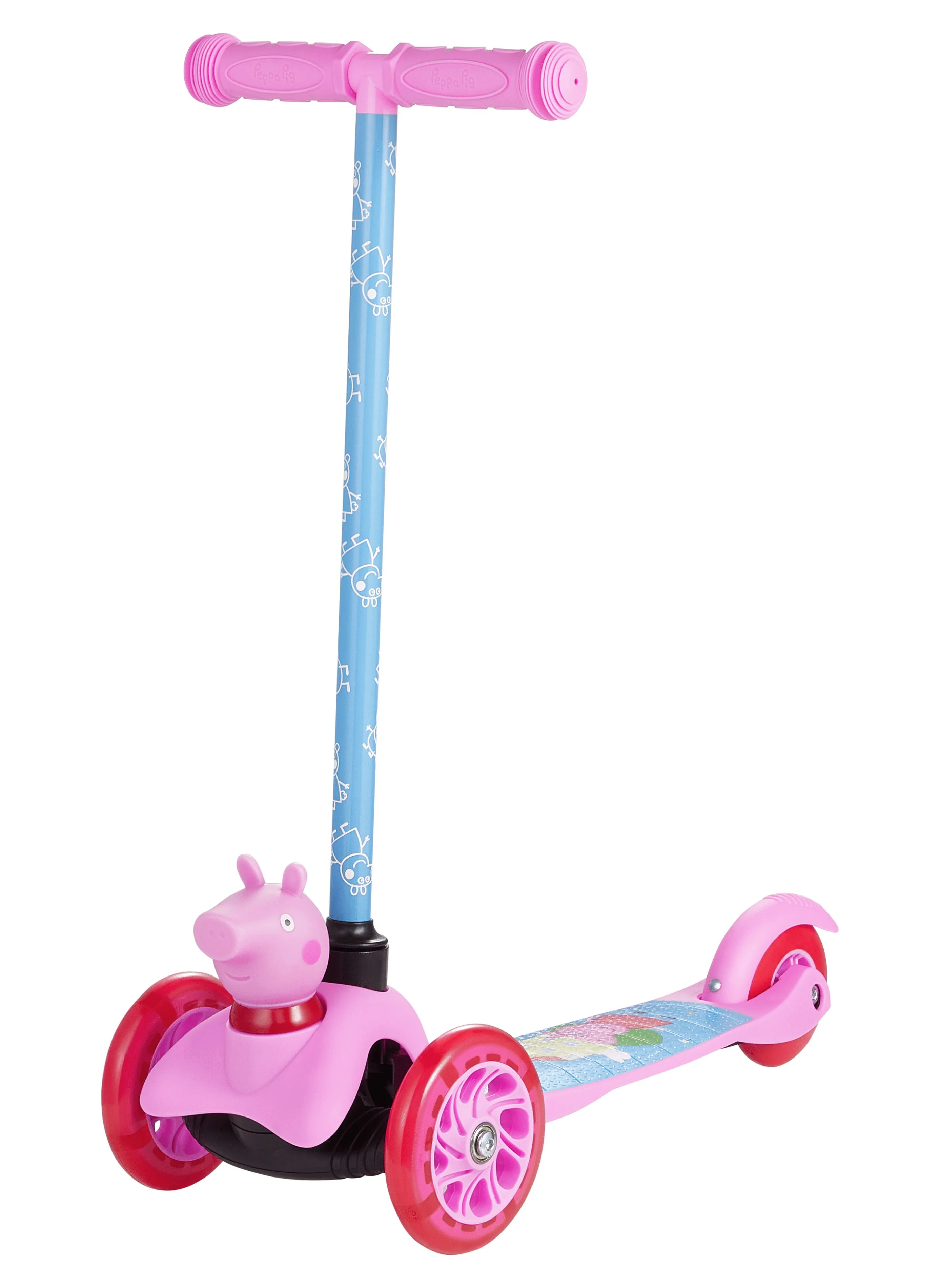 Peppa Pig Ride-N-Glide Buddies 3D Toddler Scooter, 3 Wheel Scooter for Kids Ages 3+ | Walmart (US)