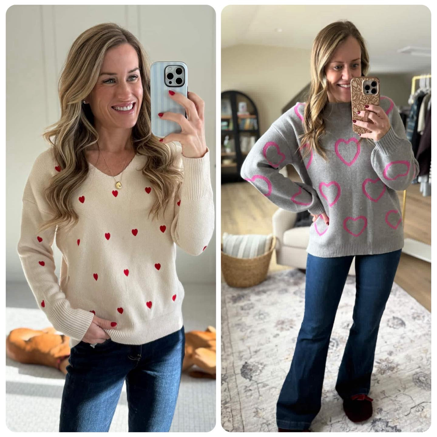 Valentine’s Day sweaters 

Amazon finds  winter fashion  winter outfits 

#LTKmomlife #LTKSeasonal #LTKootd