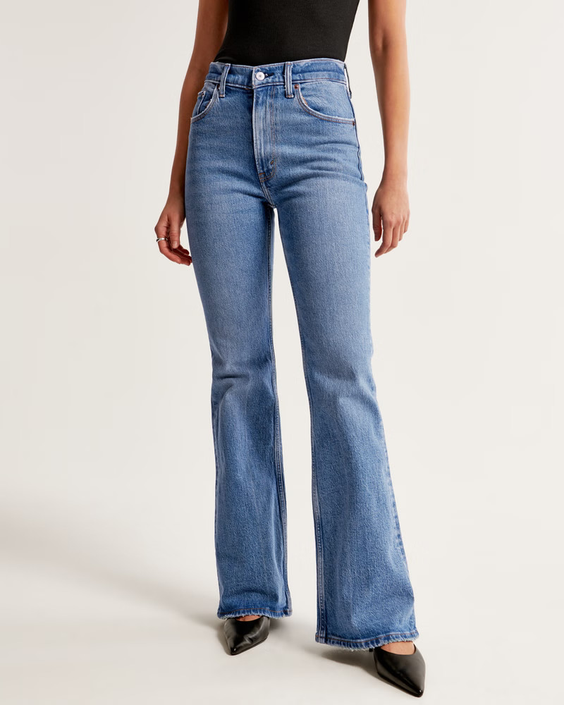 High Rise Vintage Flare Jean | Abercrombie & Fitch (US)
