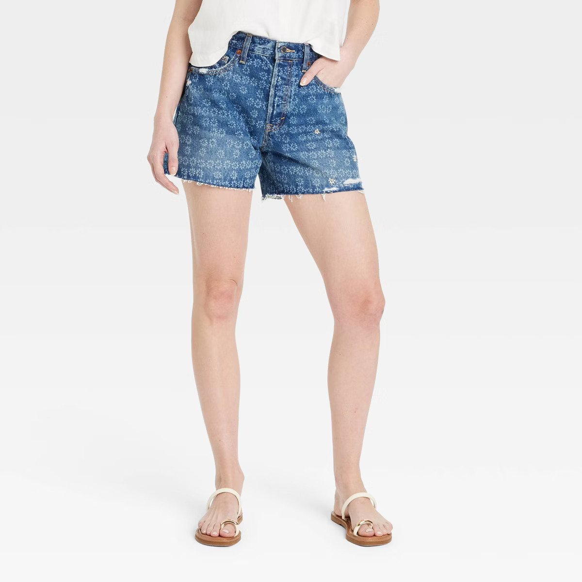 Women's Mid-Rise 90's Baggy Denim Shorts - Universal Thread™ | Target