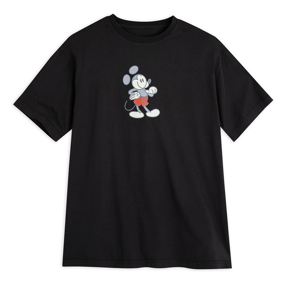 Mickey Mouse Genuine Mousewear T-Shirt for Adults – Black | Disney Store