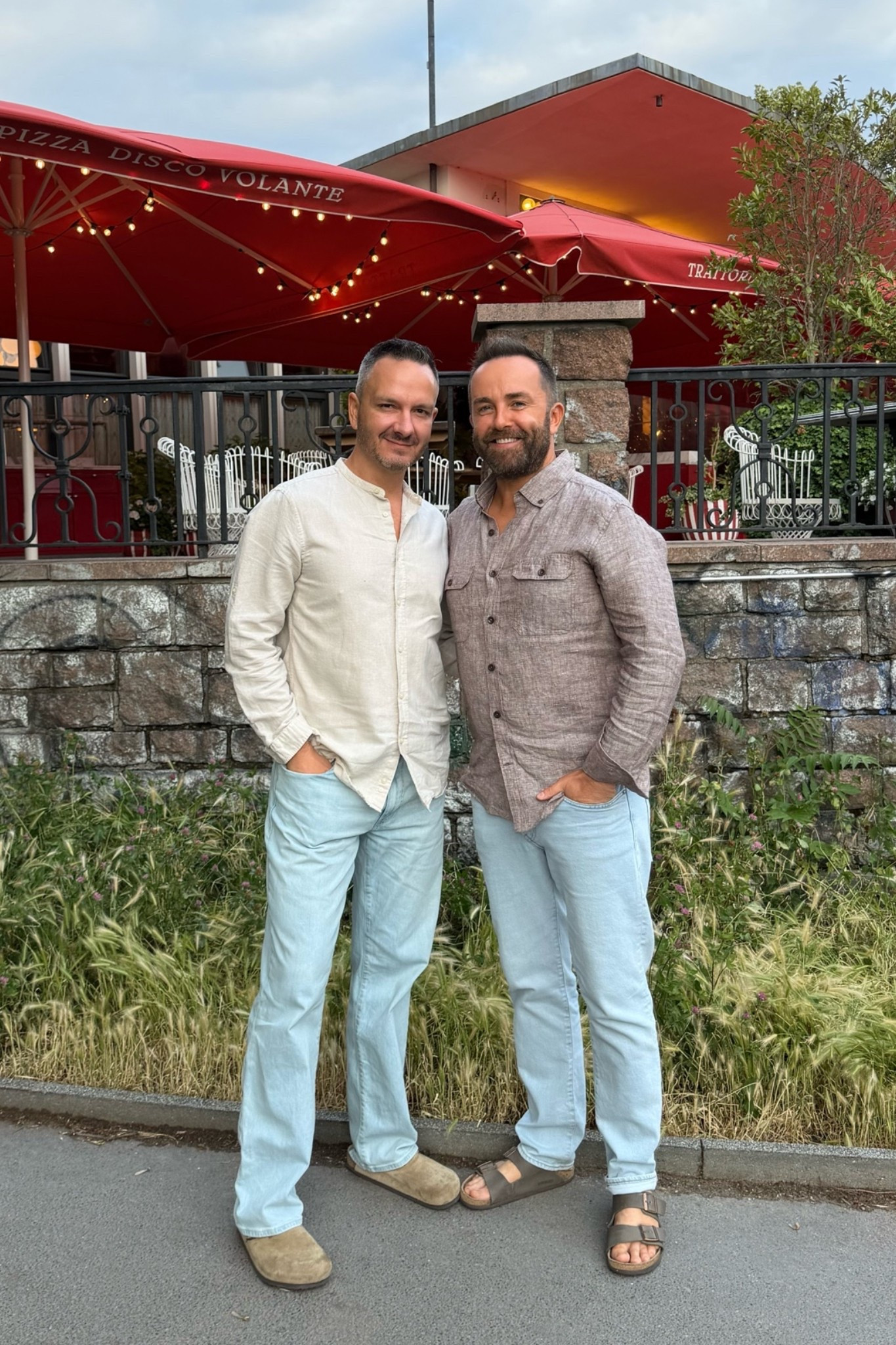 Date night in Berlin. Ok it may have been slightly chilly but we still are channeling summer with our linen shirts 😊

#LTKMens #LTKootd #LTKTravel