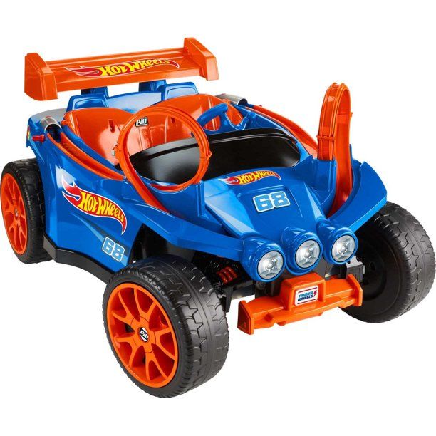 Power Wheels Hot Wheels Racer 12V Ride On and Playset with 5 Hot Wheels Die-Cast Vehicles | Walmart (US)