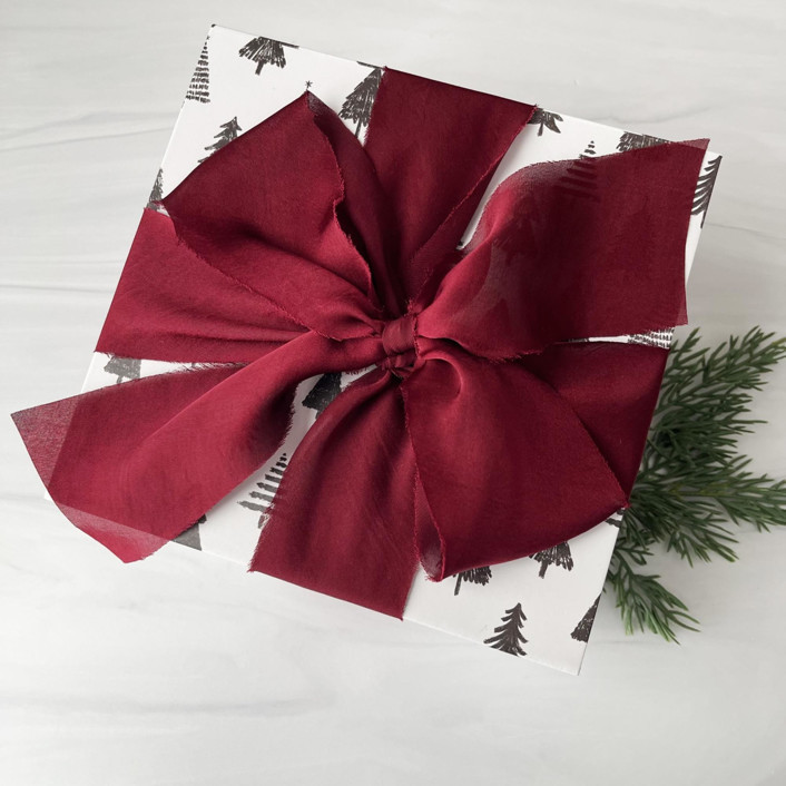 2" Holiday Ribbon Collection - Cranberry | Minted