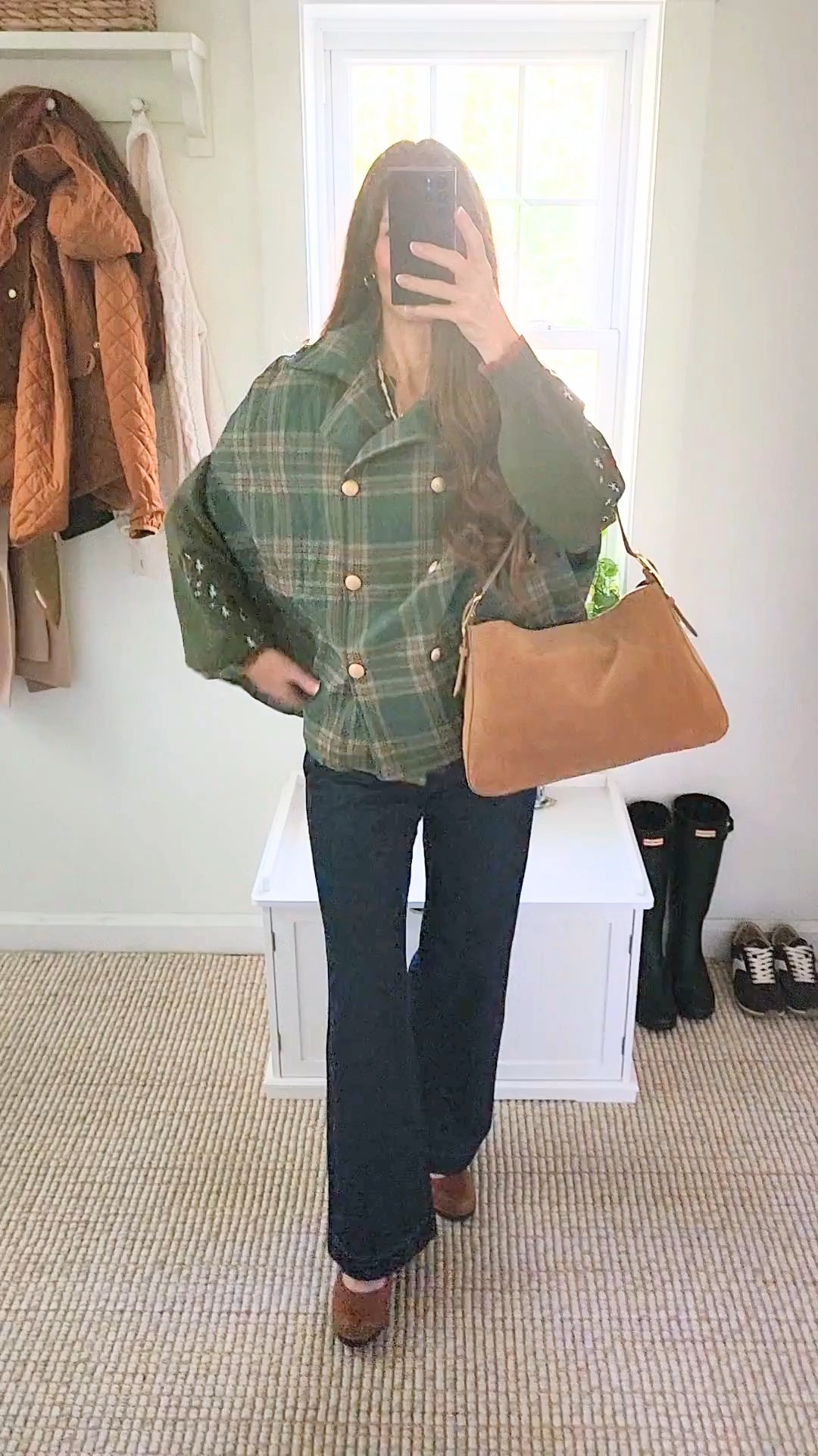 A good plaid poncho just makes the outfit 🤎💚
Love the relaxed fit and unique pattern — easy to throw on over denim and instantly feel put together.
Linked this and similar styles. They often come back in stock if they are out.

#ltkstyle #ltkit #ltkfashion #ltkfinds #springstyle #plaidjacket #layeringstyle #everydaystyle #effortlessstyle #classicstyle #casualchic #denimoutfit #jeansoutfit #earthtones #greenandbrown #timelessstyle #over40style #over50style #midlifefashion #wardrobestaples #outfitinspo #ootd #ltkunder100 

 #LTKdayinmylife #LTKgrwm #LTKootd