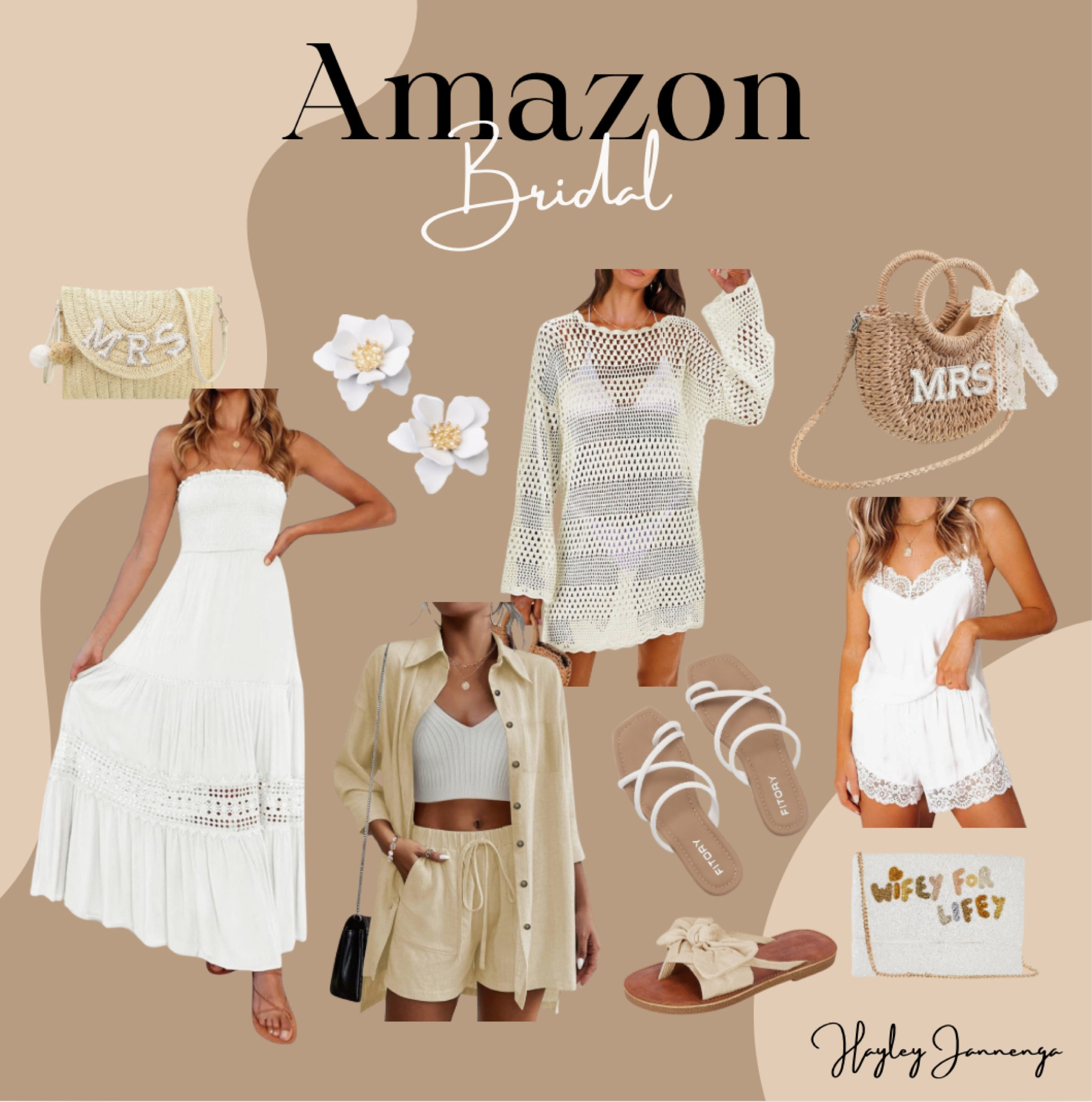 Amazon bridal
Women’s 
For her
Wedding 
Gifts
Bachelorette 
Honeymoons 
Bridal shower
Summer
Beach
Accessories
Earrings
Matching sets 
Travel 
Shoes
Bag
Miss 
Mrs 

#LTKStyleTip #LTKTravel #LTKWedding
