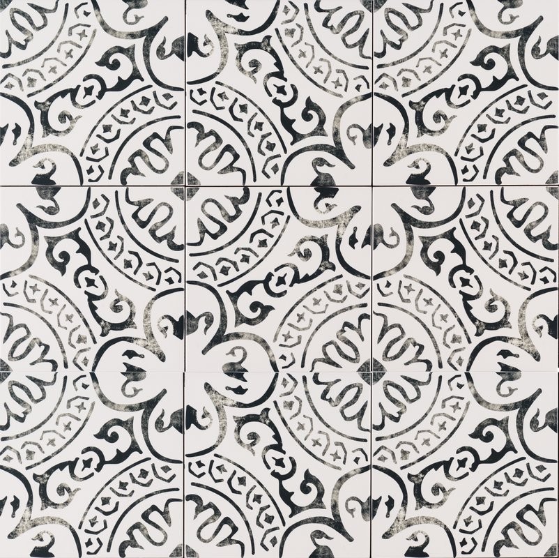 Kenzzi Paloma 8" x 8" Porcelain in White | Wayfair North America