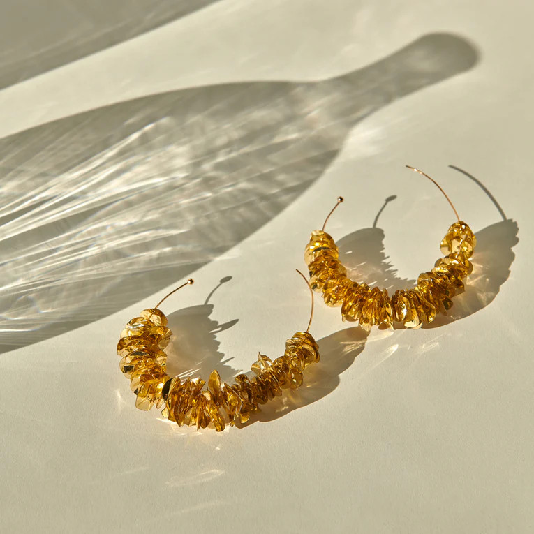 Mega Lolita Hoop Earrings Gold | Mignonne Gavigan