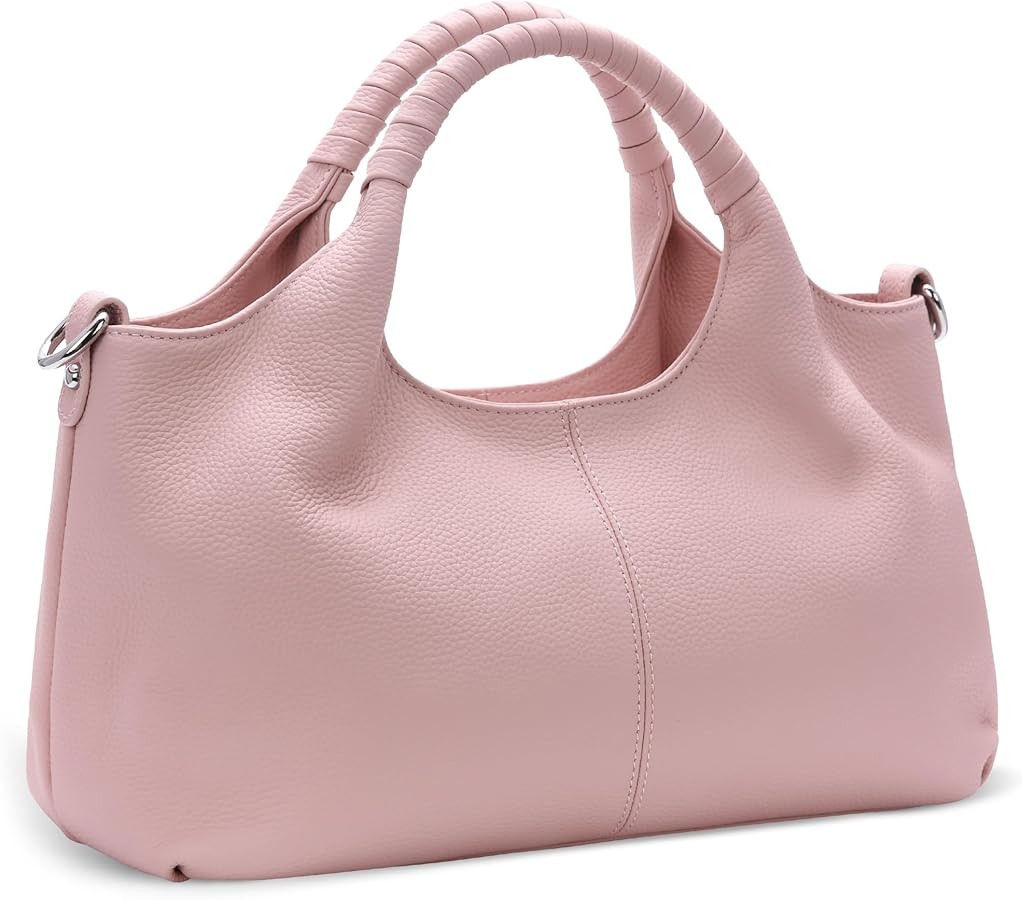 Iswee Genuine Leather Shoulder Bags Purses and Handbags for Women Satchel Designer Cross Body Hob... | Amazon (US)