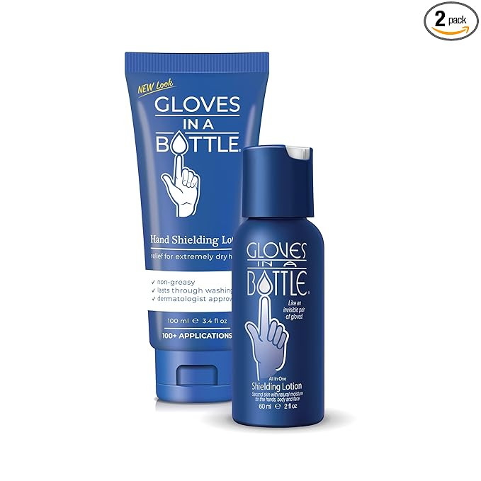 Gloves In A Bottle Shielding Lotion 3.4oz/100ml Tube + 2oz Combo - Second Skin for Hands & Body | Amazon (US)