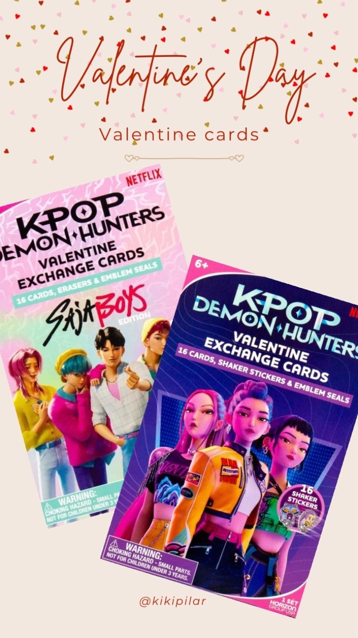 Valentine’s Day
Valentine’s Day cards
Kids classroom party
Valentine’s Day cards for kids
Valentines exchange cards
K-pop Valentine
Kpop demon hunter valentine
Kids valentines cards
K-pop demon hunters 
Kpop 
Netflix kpop
Saja boys Valentine’s Day cards
Kpop stickers
Kids Valentine’s Day gift
Vday gift for kids
Kpop Valentine’s Day gifts
Vday kpop 
KDH Valentine 
Girls Valentine’s Day cards
Boys Valentine’s Day cards

#LTKSeasonal #LTKmomlife #LTKKids