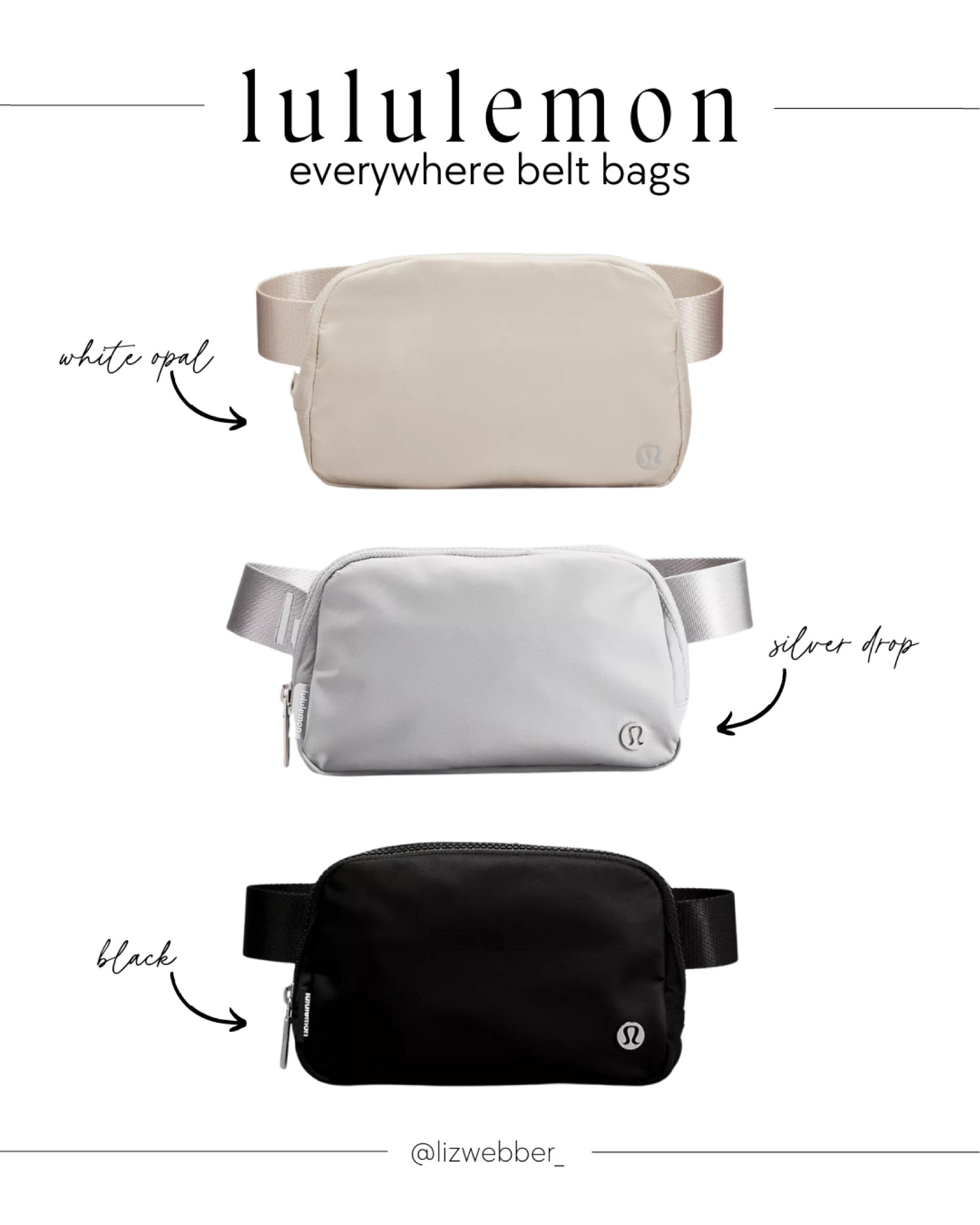 Restocked lululemon belt bags

Lululemon, belt bag, Fanny pack, lulu finds

#LTKFind #LTKstyletip #LTKfit