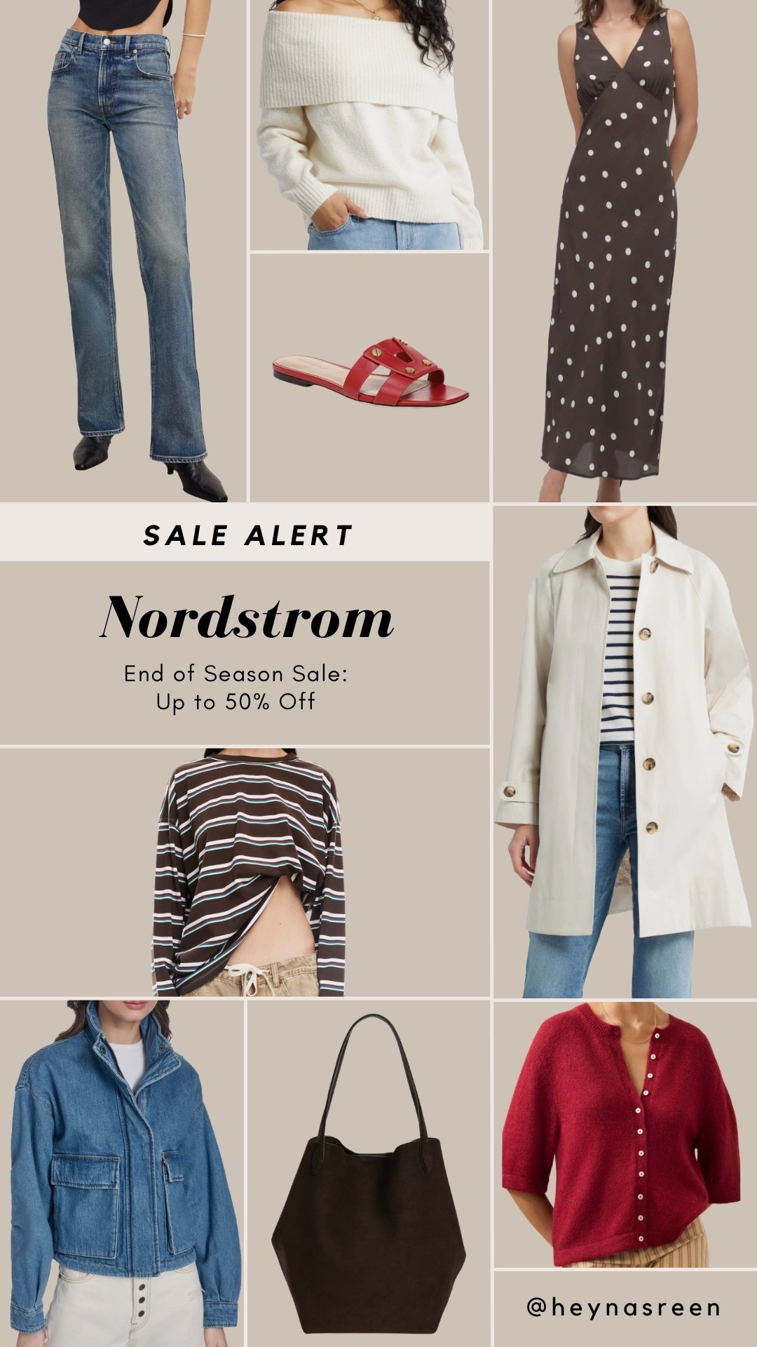 Nordstrom's End of Season sale is here with up to 50% off!  

 

#LTKSaleAlert