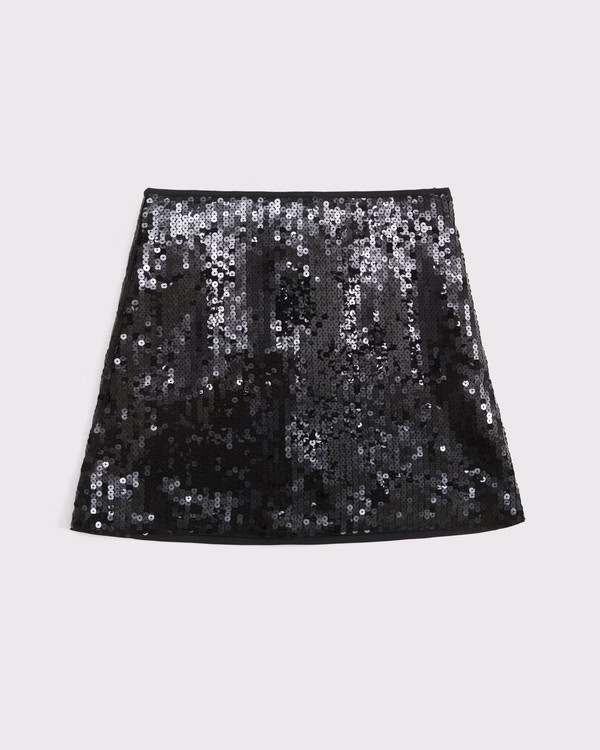 Women's The A&F Scarlett Sequin Mini Skort | Women's Clearance | Abercrombie.com | Abercrombie & Fitch (US)