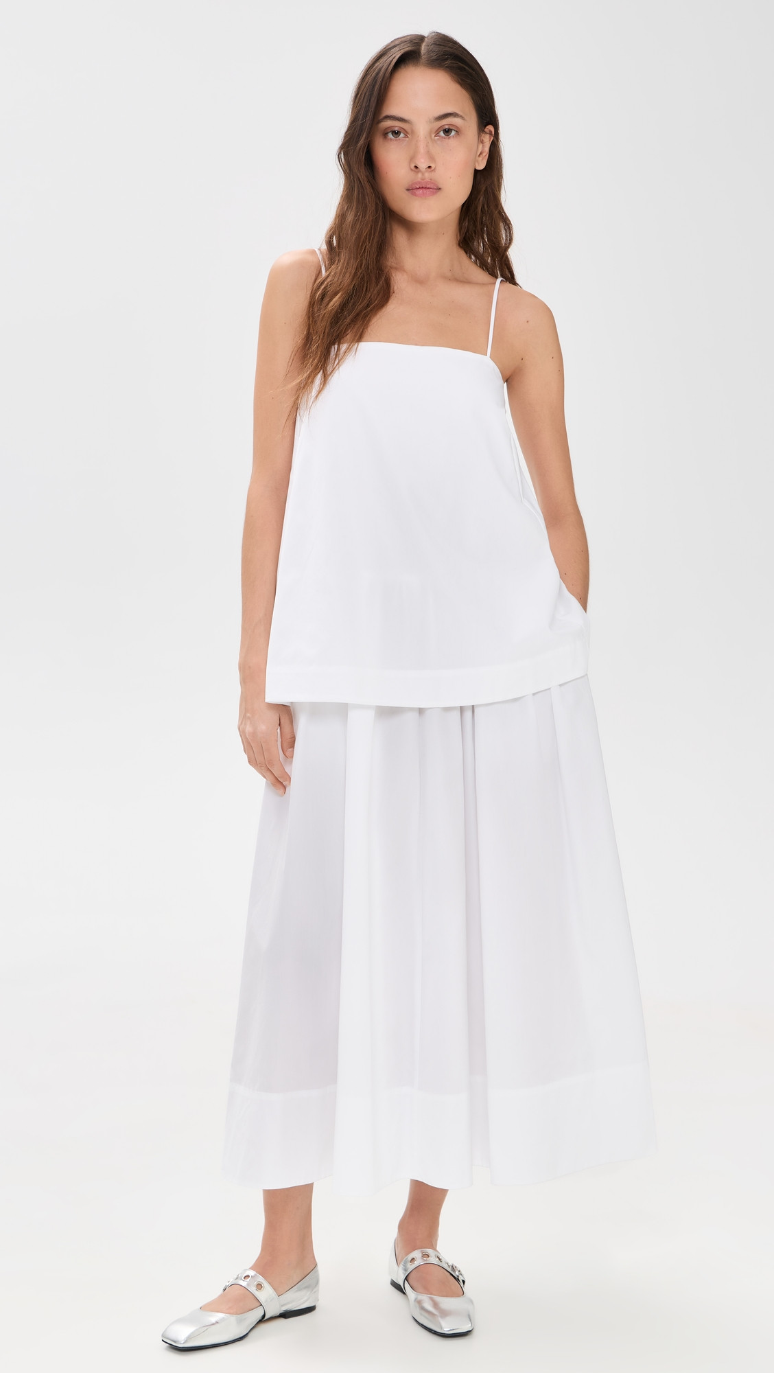 House of Dagmar Cotton Strap Dress White 36 | Shopbop