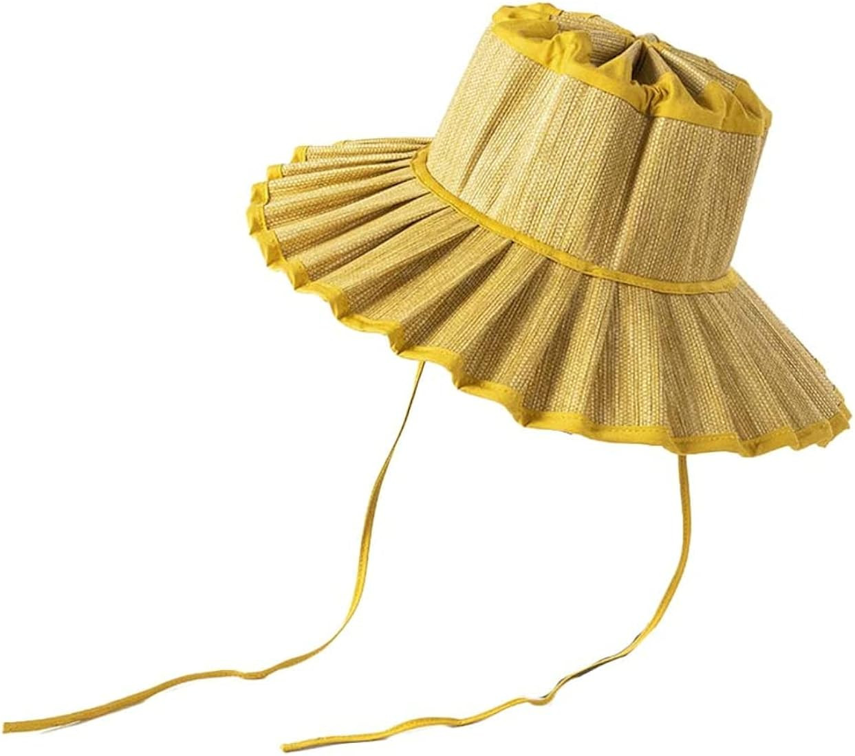 Womens Wide Brim Sun Hat Beach Hat for Women UPF 50+ Foldable Roll Up Stylish Trendy Floppy Cap | Amazon (US)