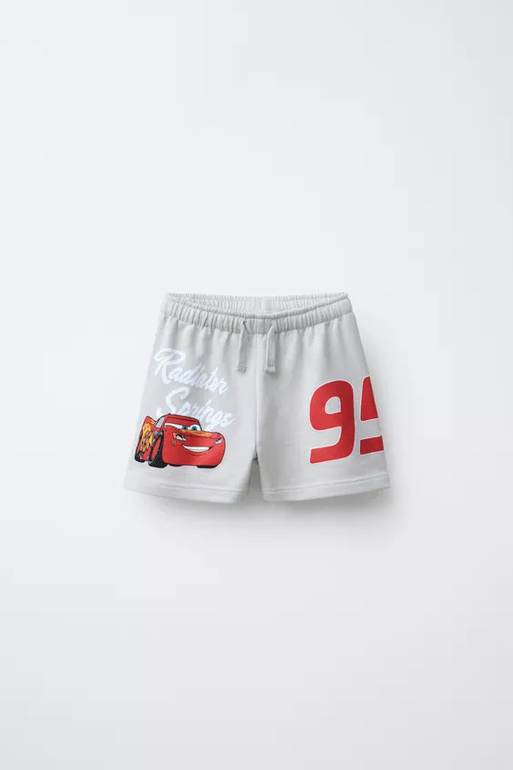CARS LIGHTNING MCQUEEN © DISNEY STRAIGHT PLUSH SHORTS | Zara US