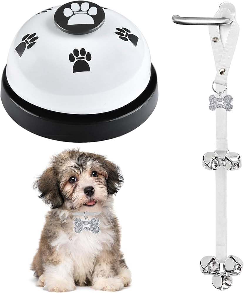 2 Pack Dog Door Bells, Dog Doorbell to go Outside Puppy Train Bell for Dogs to Ring to go Potty, ... | Amazon (US)