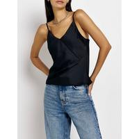 River Island Apex Strap Cami - Black | Very (UK)