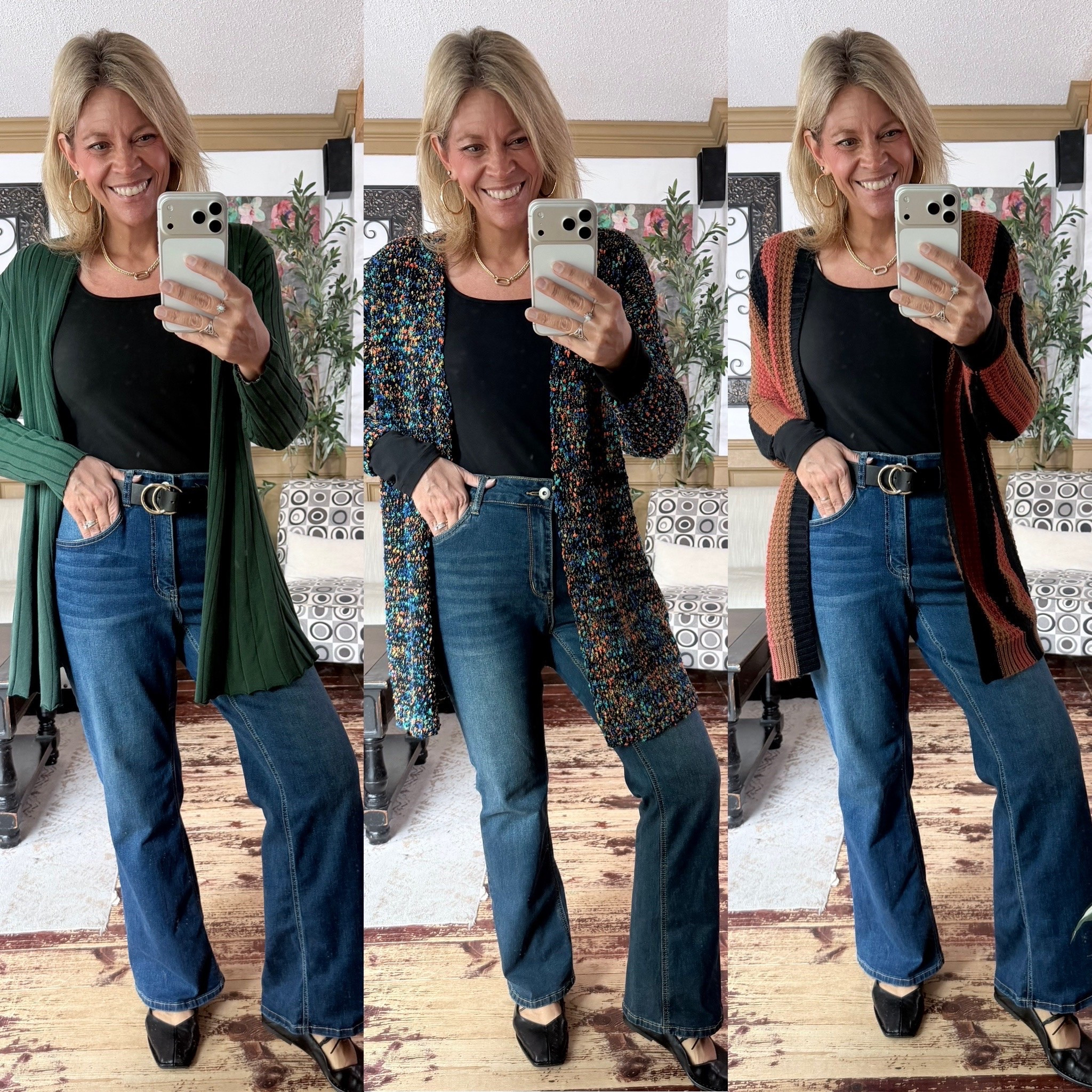 Bloomchic soft & cozy cardigans size 10; jeans size 12

#LTKSeasonal #LTKOver40 #LTKMidsize