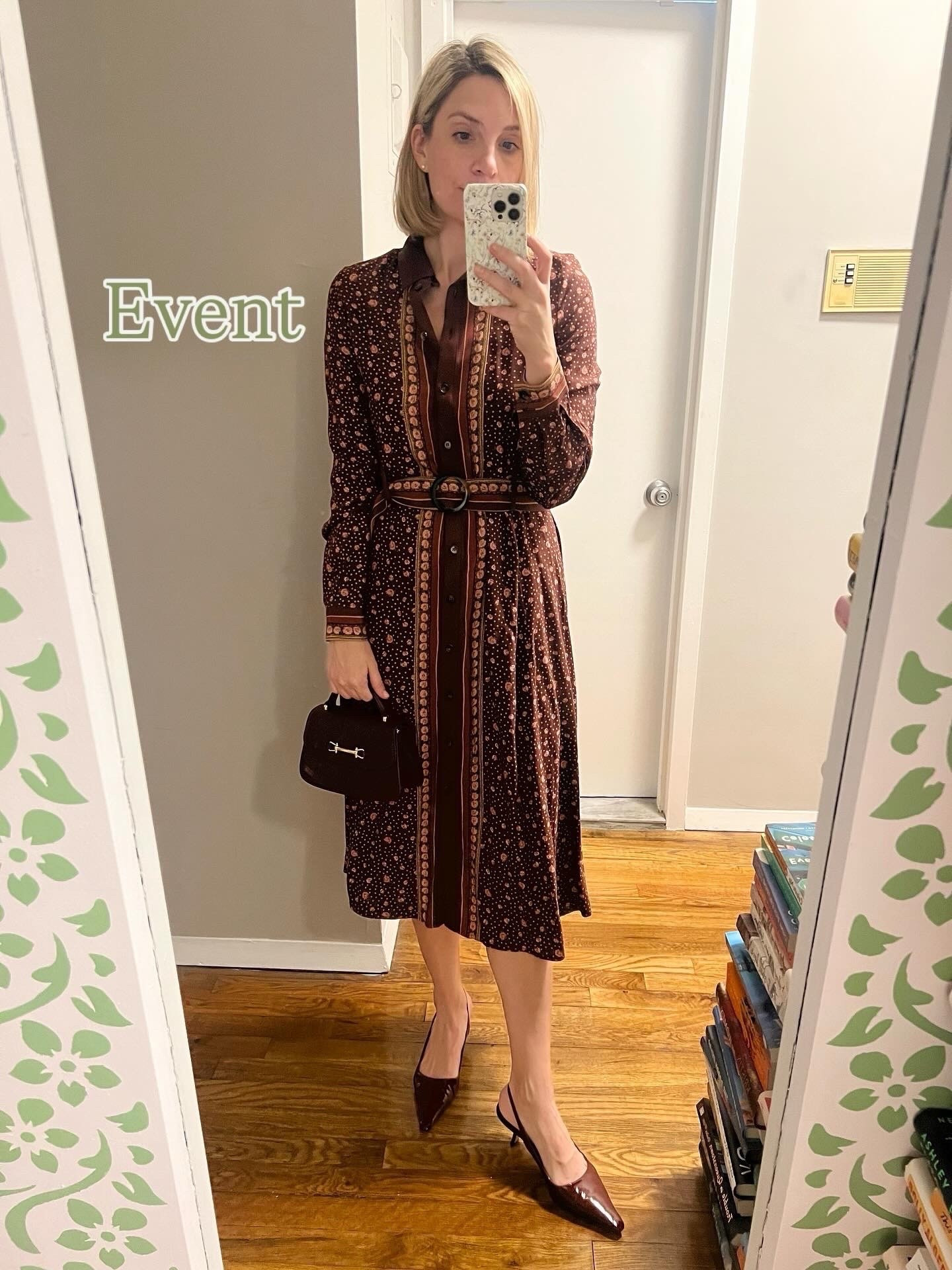 What I wore to an event. Floral Shirtdress. Fall dress  

#LTKStyleTip #LTKHoliday #LTKOver40
