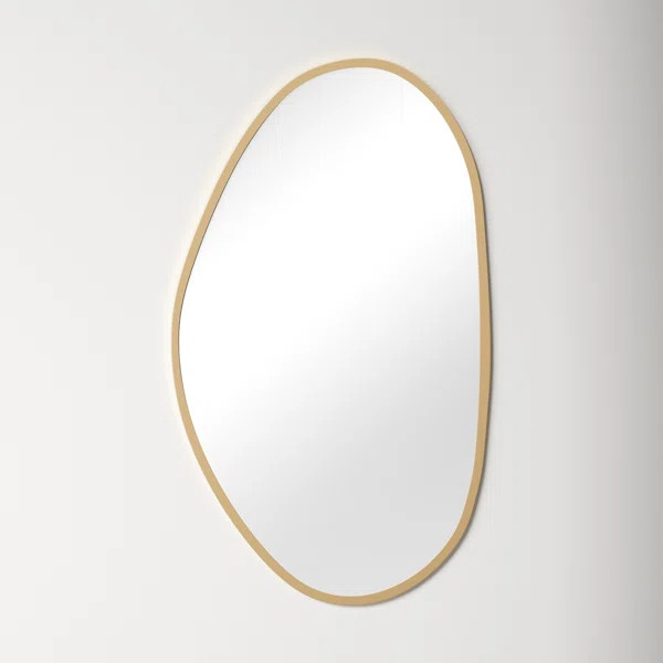 Nils Asymmetrical Metal Wall Mirror | Wayfair North America