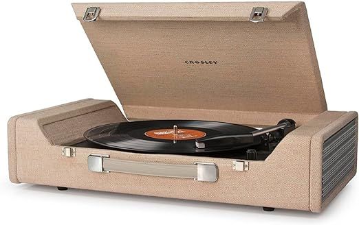 Crosley CR6232A-BR Nomad Portable USB Turntable with Software for Ripping & Editing Audio, Brown | Amazon (US)