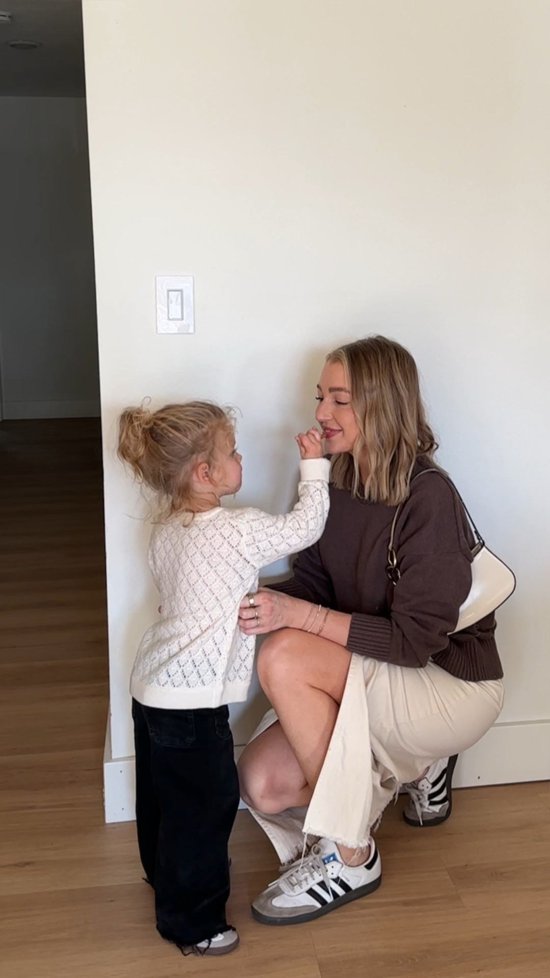 Marin and I styling some amazing pieces from Quince! I absolutely love their sweaters, especially how reasonably priced their cashmere is. 

I have several Quince pieces in my closet and home that I’ve purchased over the past year and I’ve been so impressed with ever single item. 

I’m wearing a small in each of the sweaters + the dress and silk mini skirt. Marin is wearing a 3T in her sweaters, and I would say they run big/long  

#LTKkids #LTKfindsunder100 #LTKSeasonal