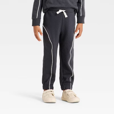 Toddler Boys' French Terry Jogger Pants - Cat & Jack™ Charcoal Gray | Target