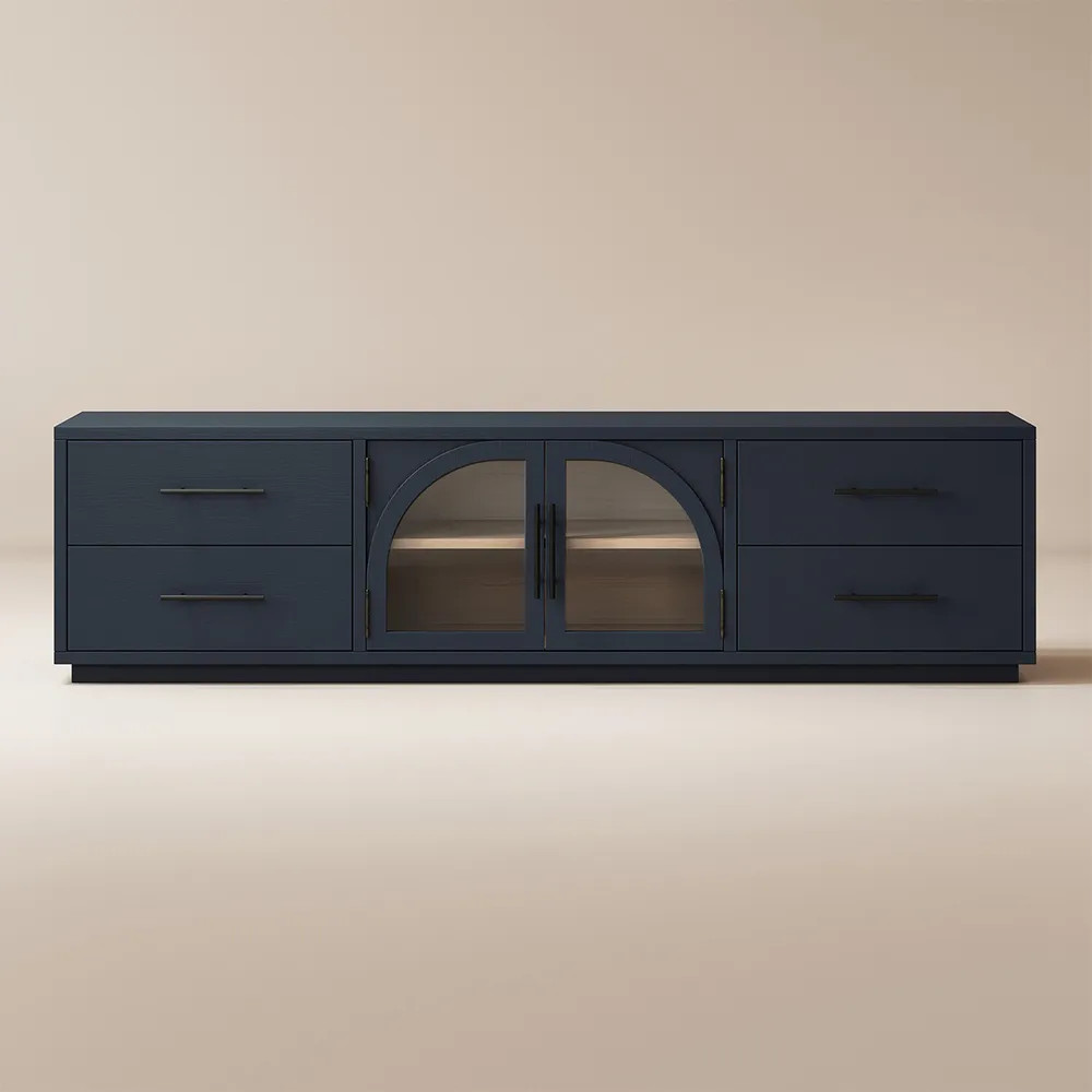 Valborg Wood TV Stand, 70" | Hernest