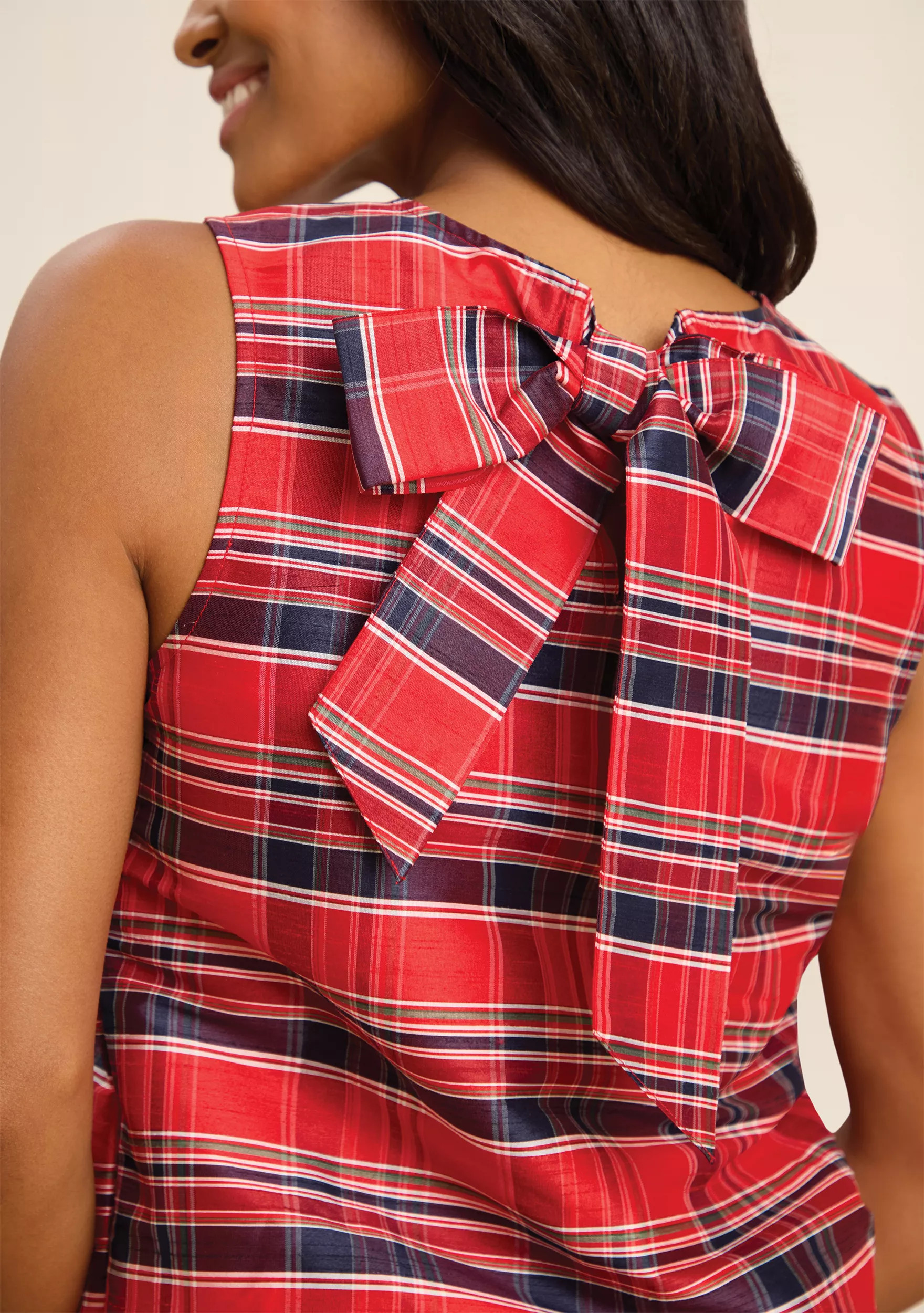 Sewing Down South x Crown & Ivy™ Sew Merry Bow Back Tank | Belk