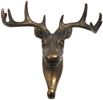 Pacific Giftware Wild Animal Head Single Wall Hook Hanger Animal Shape Rustic Faux Bronze Decorat... | Amazon (US)